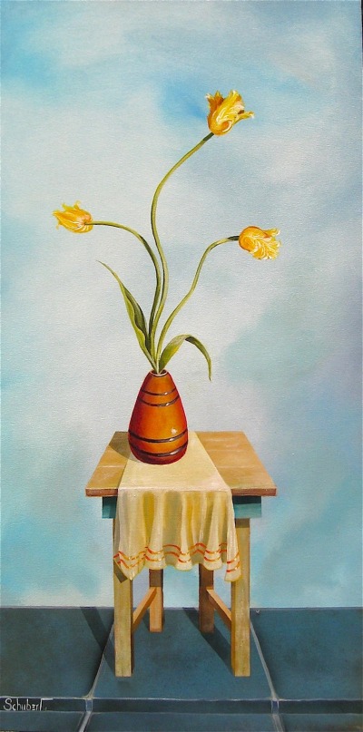Orange Vase